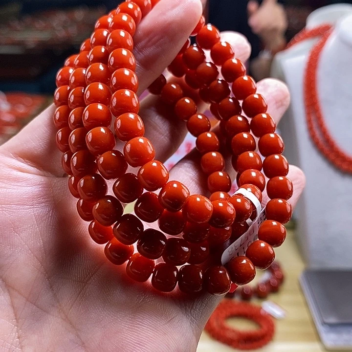 未镶嵌云端   7mm   多样性发一南红玛瑙