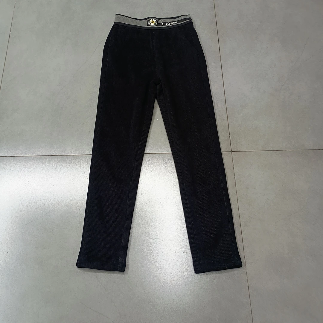 2566【裤长95】加绒哈伦裤女2025秋冬新款时尚显瘦小脚休闲裤【B区】