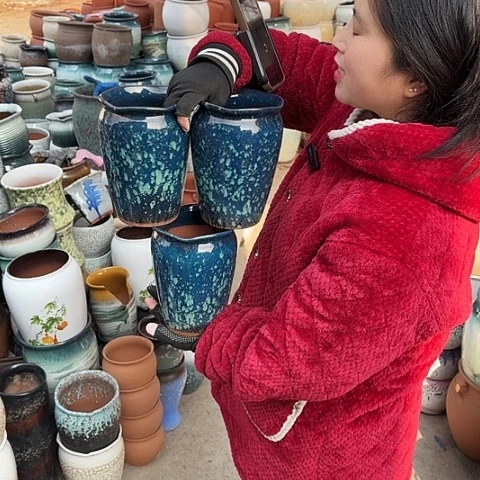 口14高20瑕疵盆子