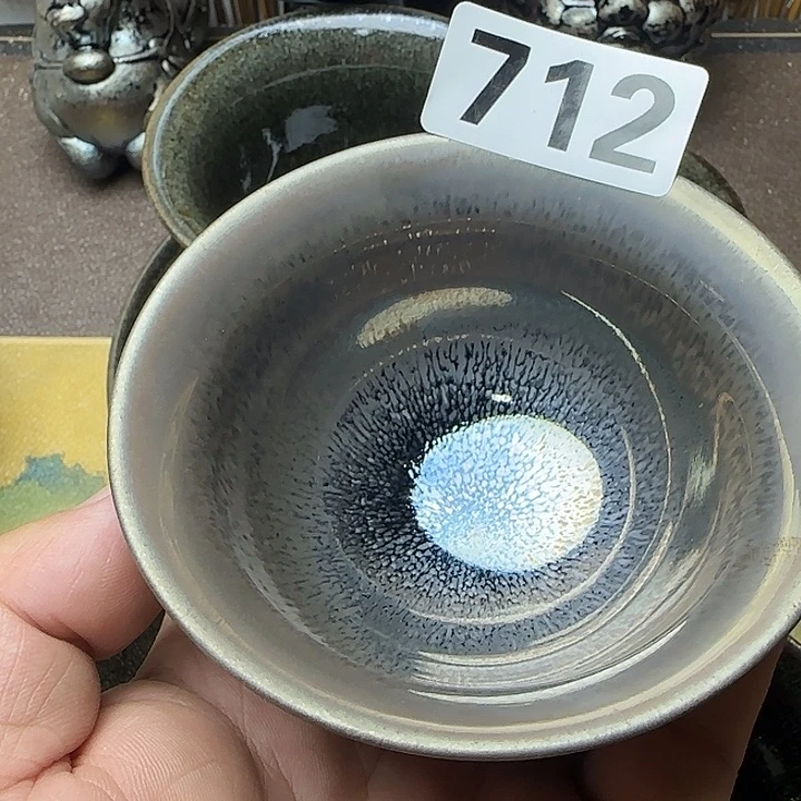 用***4茶盏主人杯龙窑柴烧全手工