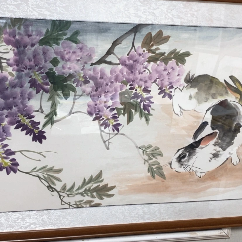 【闪购商品】国画手绘国画带框124.62