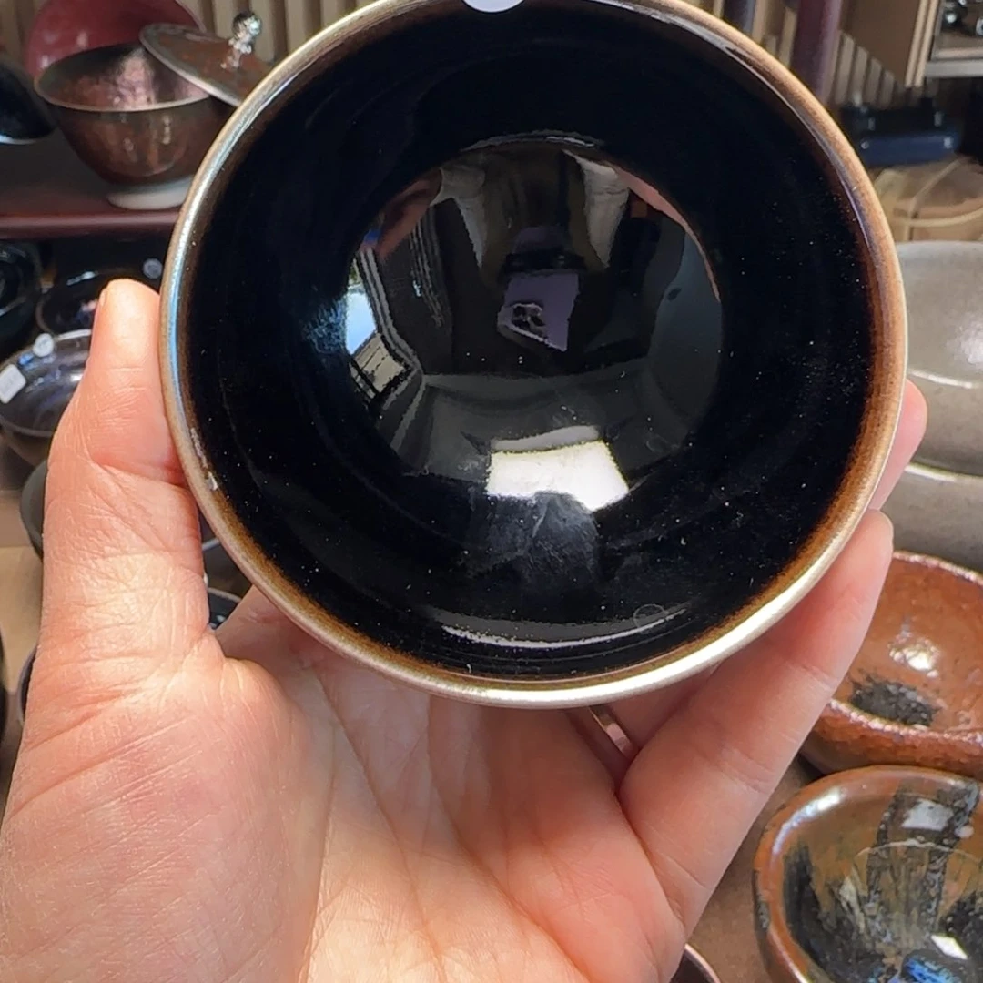 茶盏5 苏文寿乌金薄胎主杯矮束口