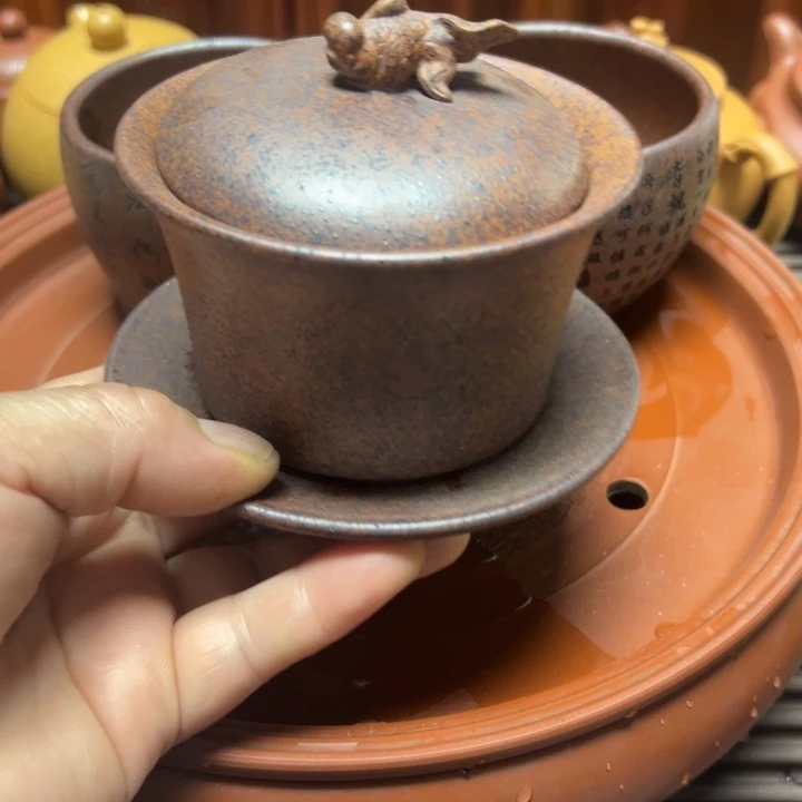 当***下茶壶紫砂宜兴原矿紫泥