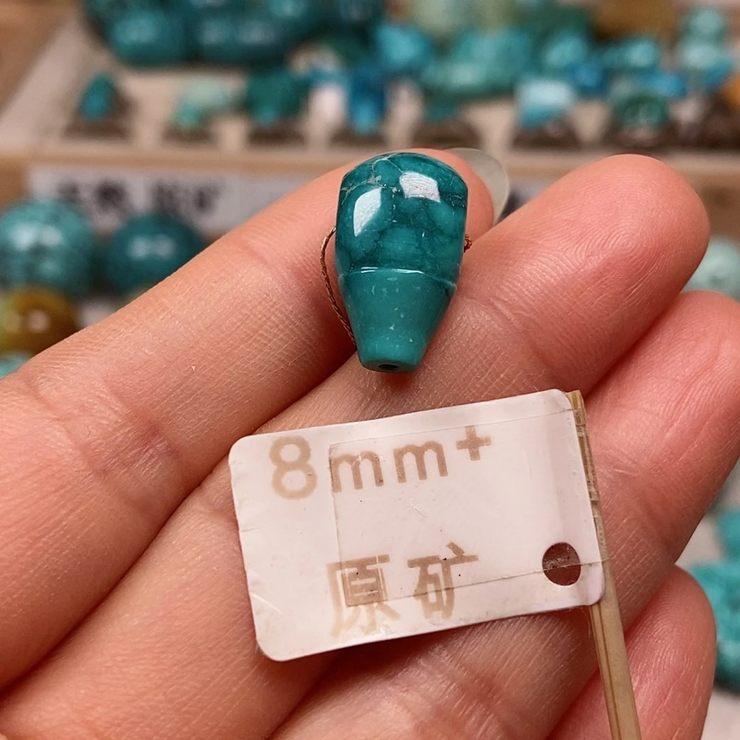 未镶嵌绿松石珠宝半成品