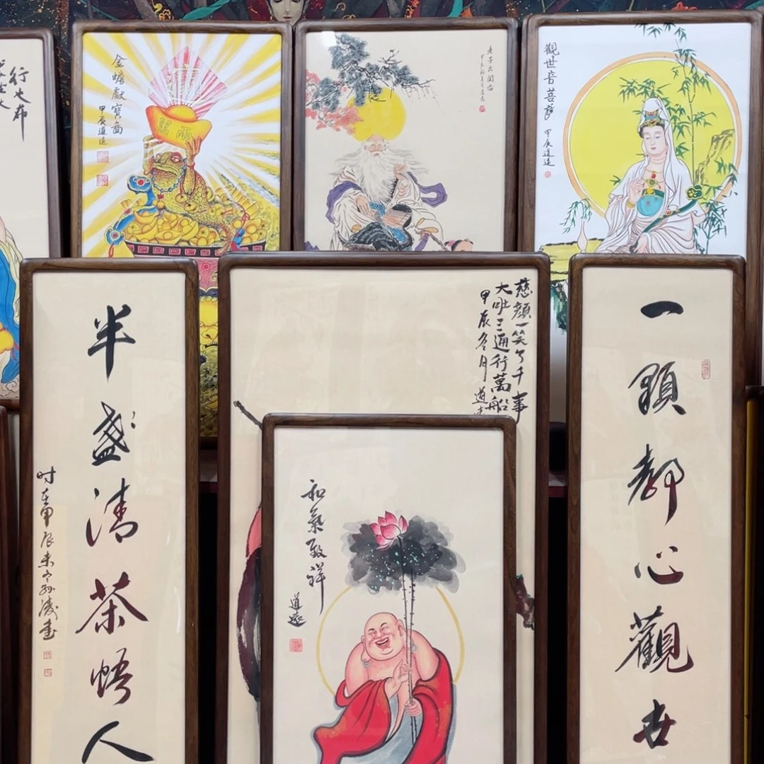 国画旺***部阿冲手绘钟馗