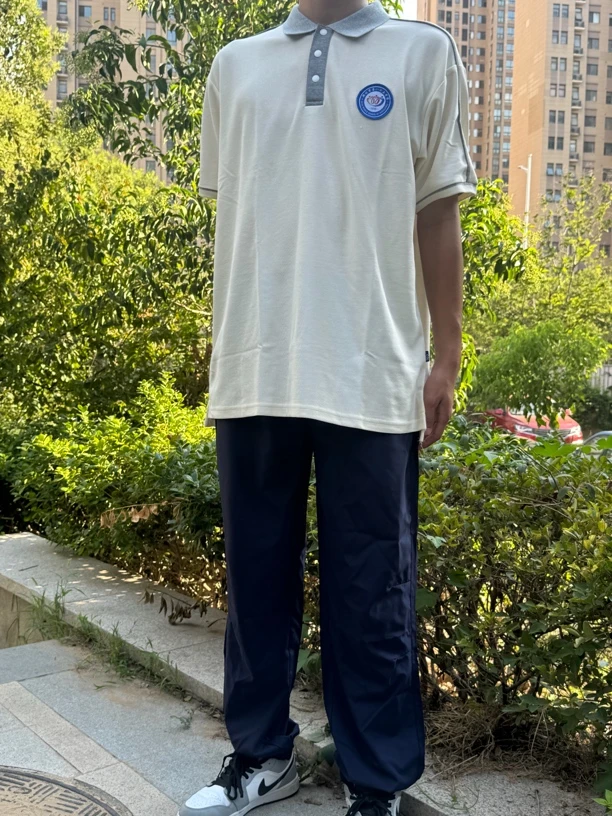 85中学校夏季运动套装体恤