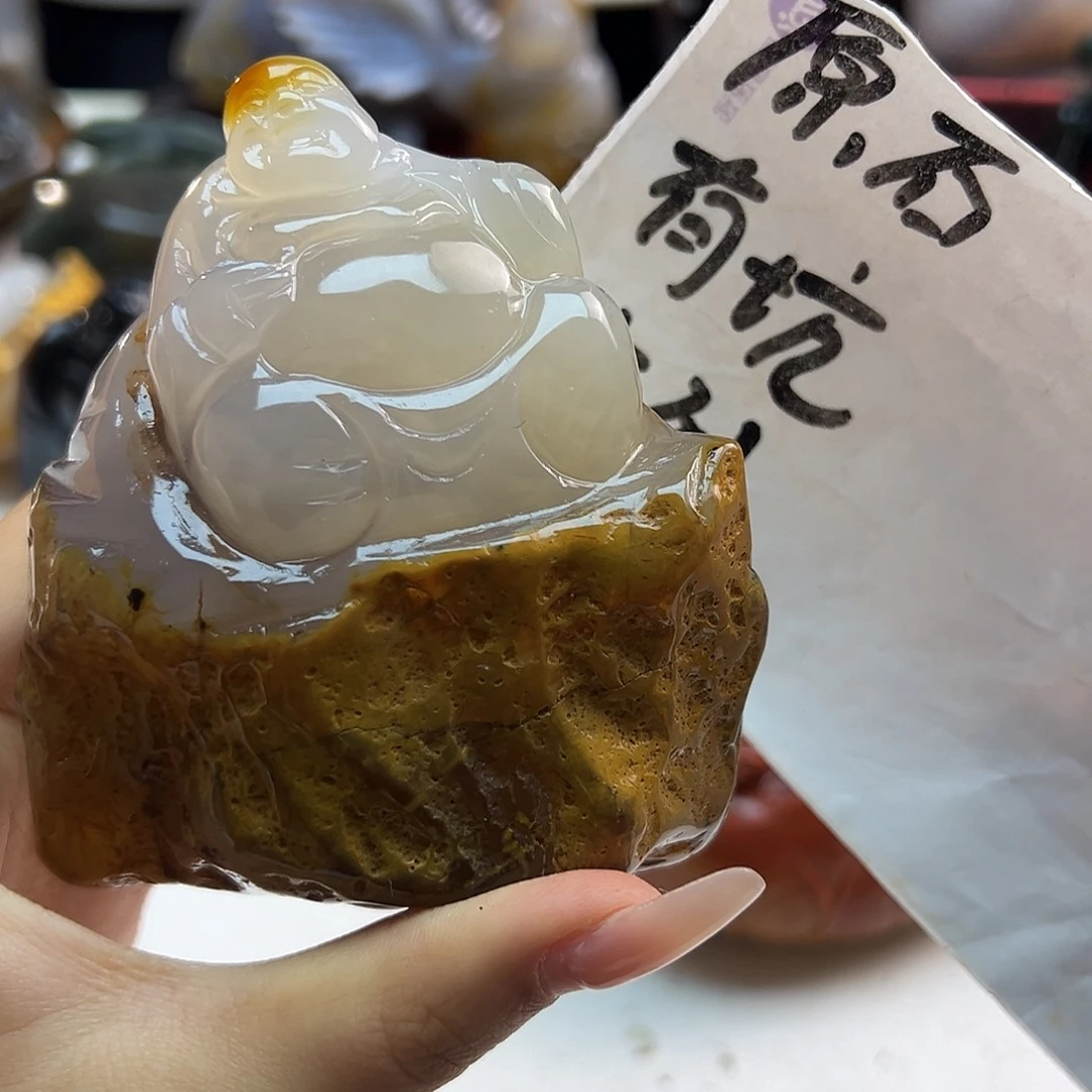 玛瑙/玉髓合金颈饰