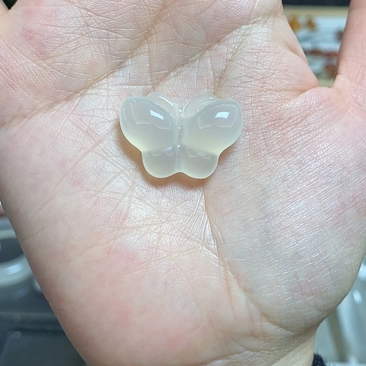 玛瑙/玉髓吊坠(不含链)未镶嵌一***花
