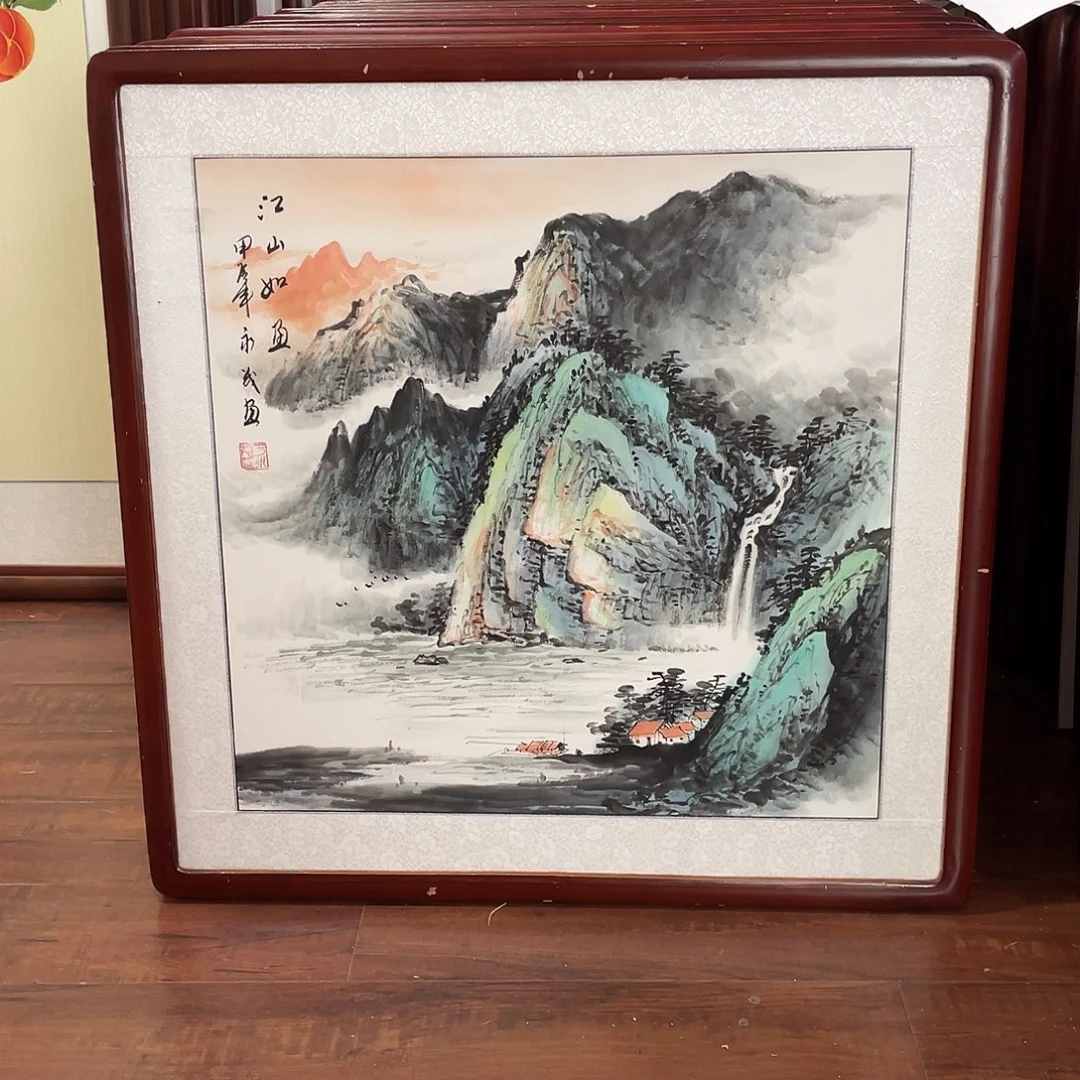 国画带框尺寸63*63厘米