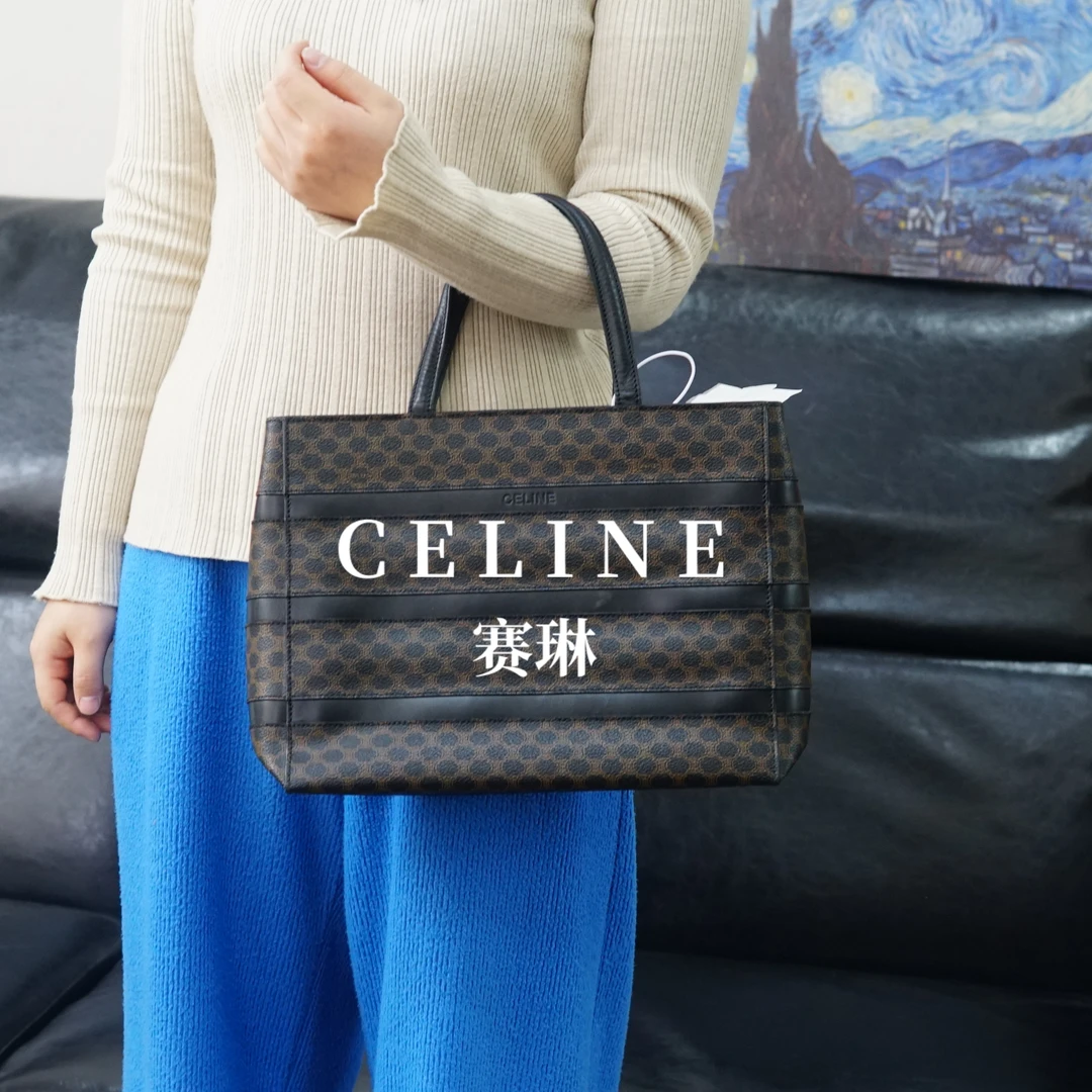 95新 Celine/思琳 棕色手提包/JJ02111238/1238