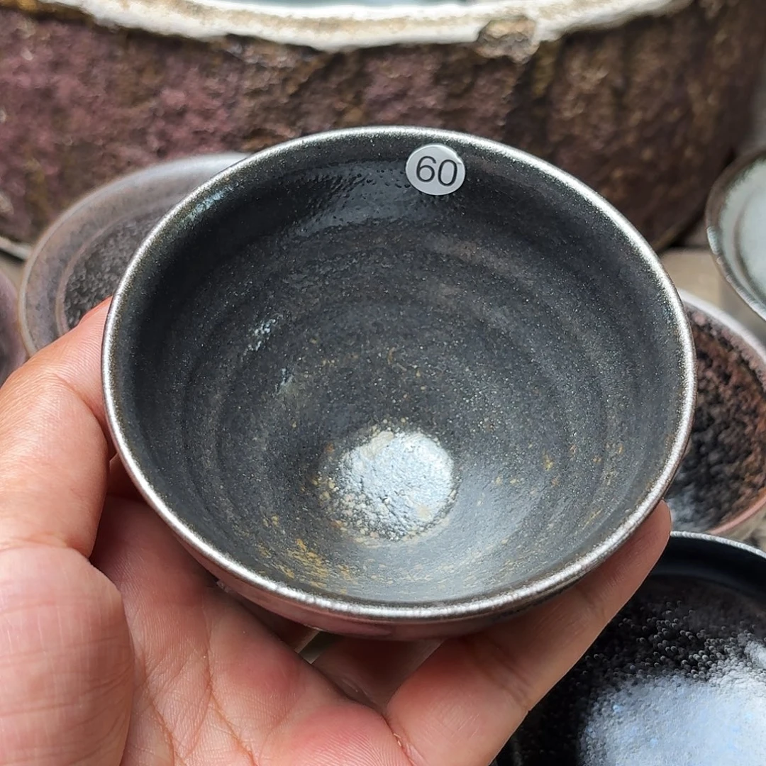 茶盏义兴龙窑建盏60微瑕