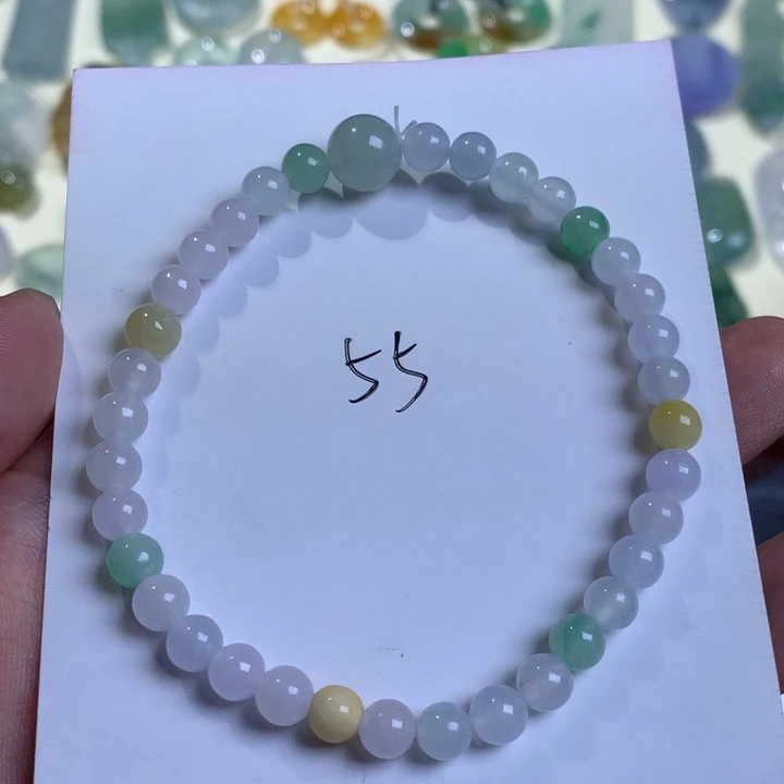 秋***艳未镶嵌手串翡翠手串