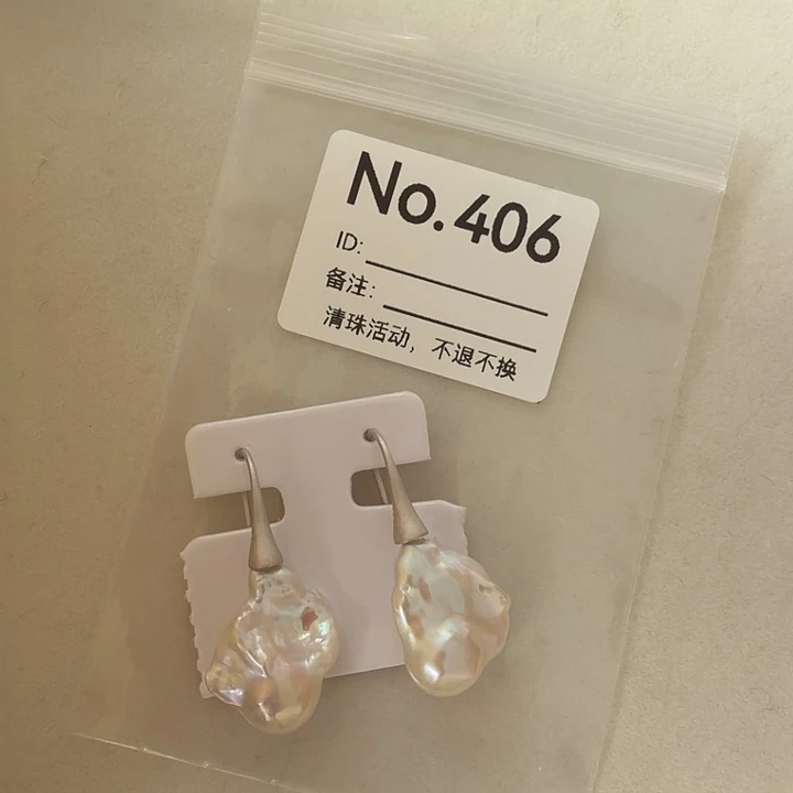 耳饰淡水珍珠银S925镶嵌