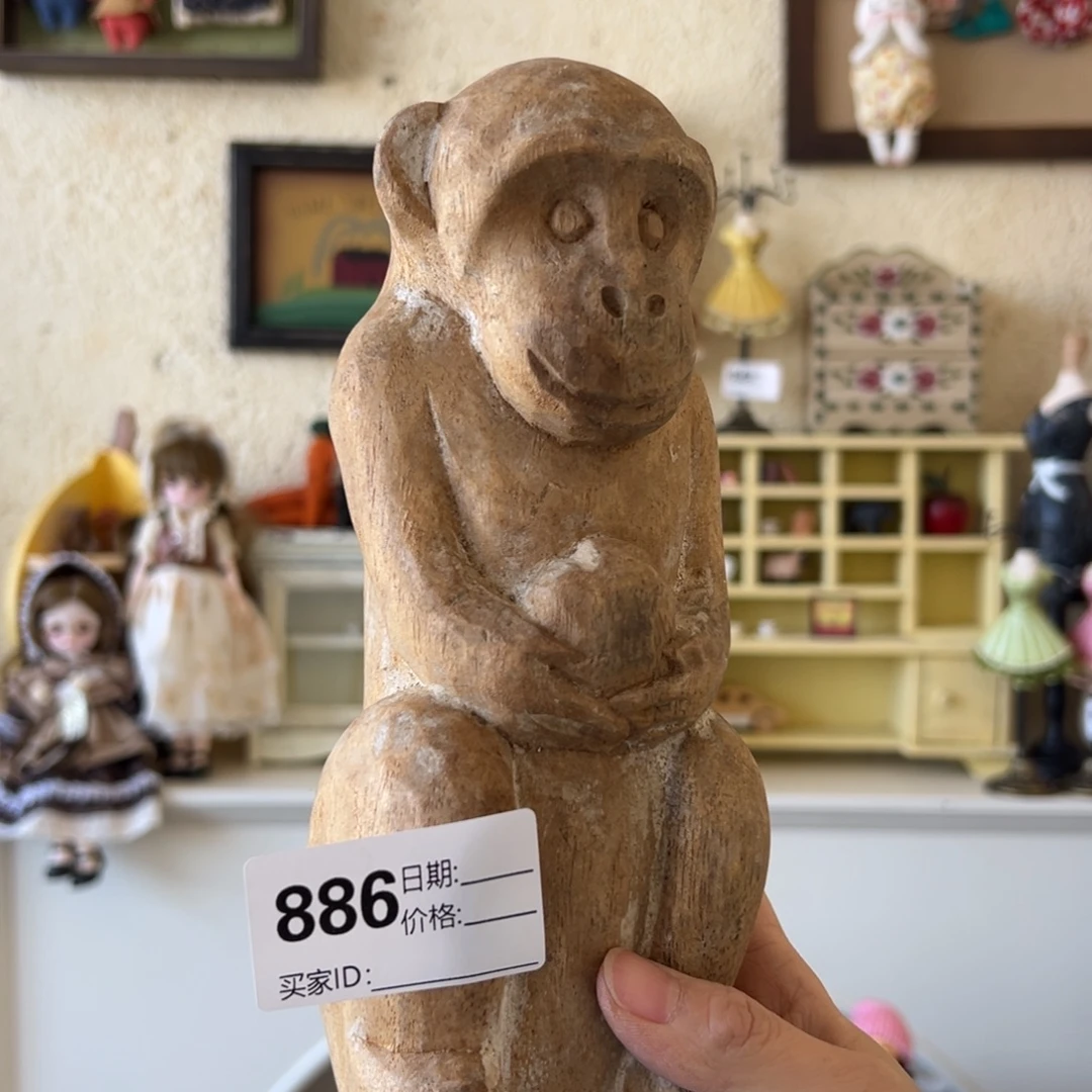 木默认微瑕微脏！外贸样品挂件摆件886