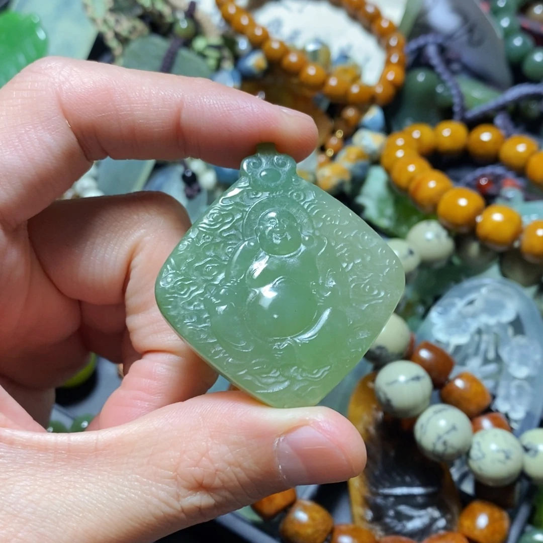 和田玉（碧玉）未镶嵌颈饰