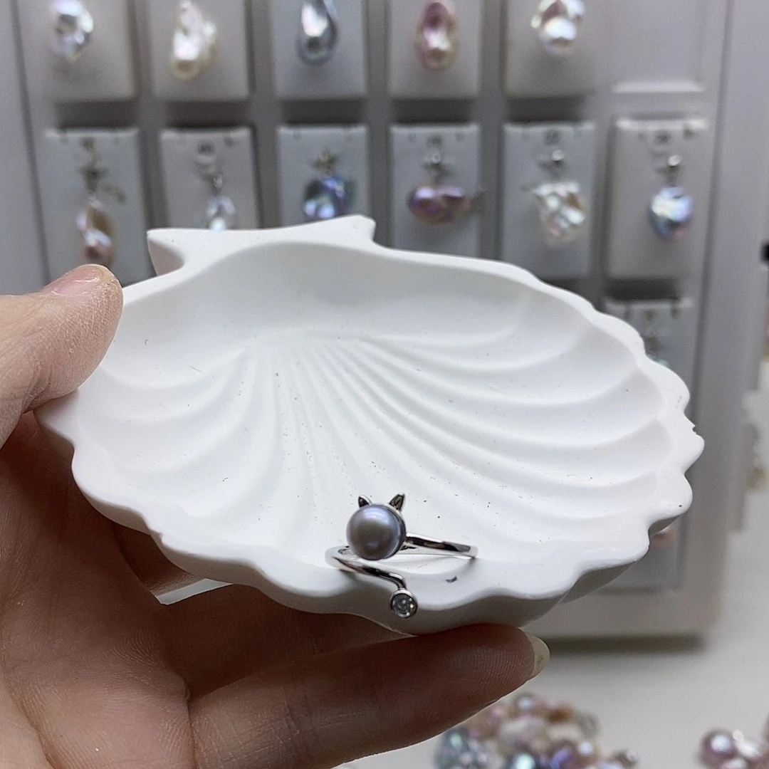 颈饰合金淡水珍珠