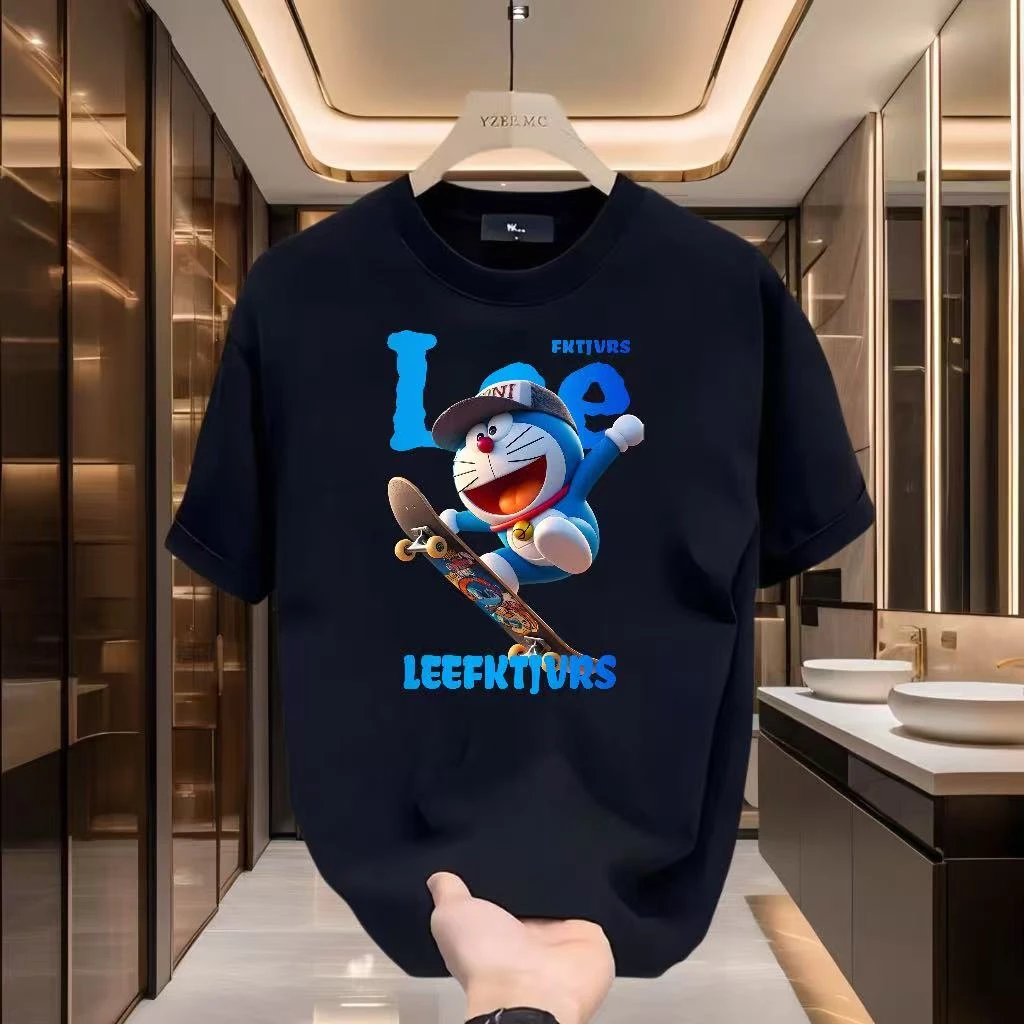 美式潮牌2025夏季爆款男士纯棉短袖T恤休闲百搭轻奢体恤百搭上衣T