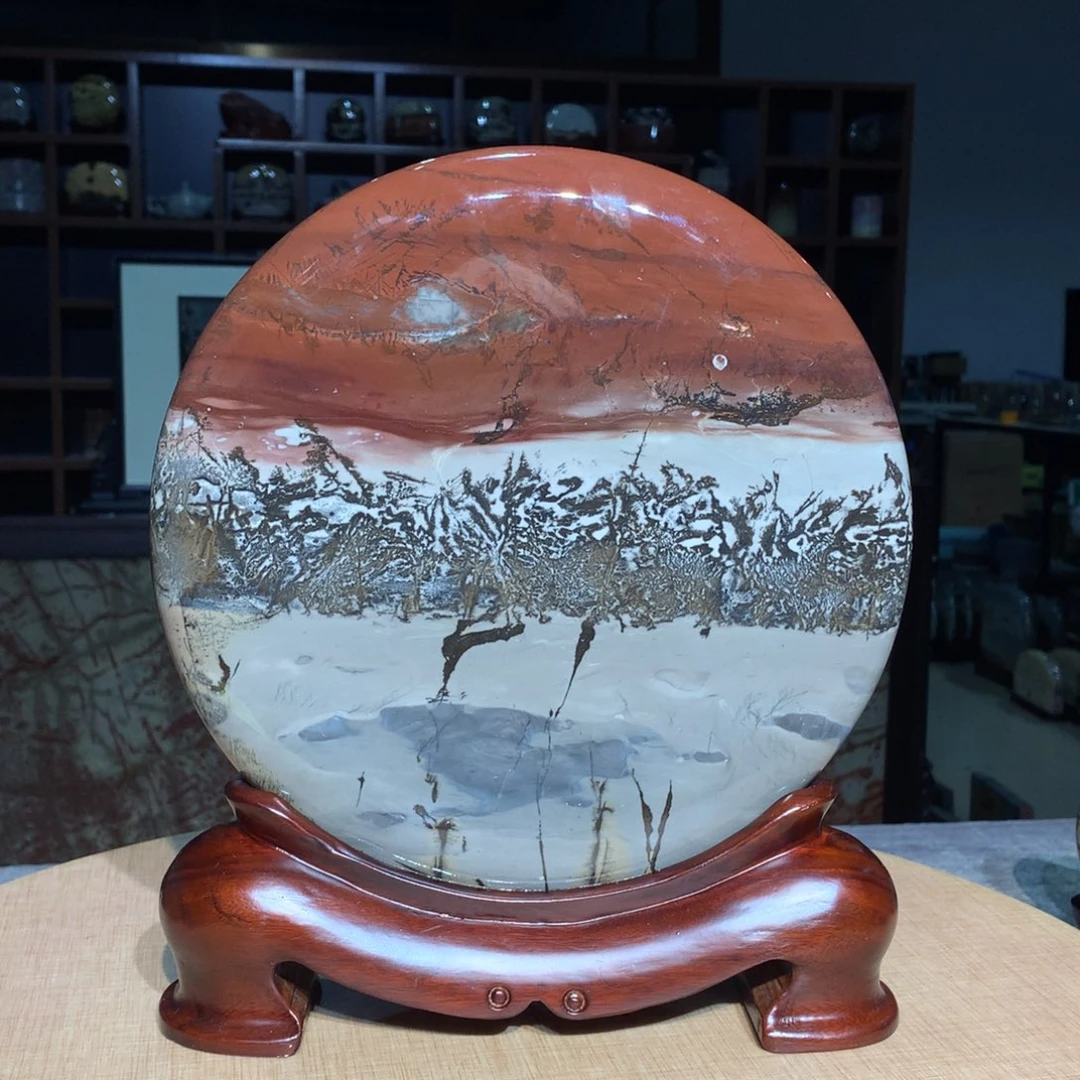 广西国画石摆件，观赏收藏