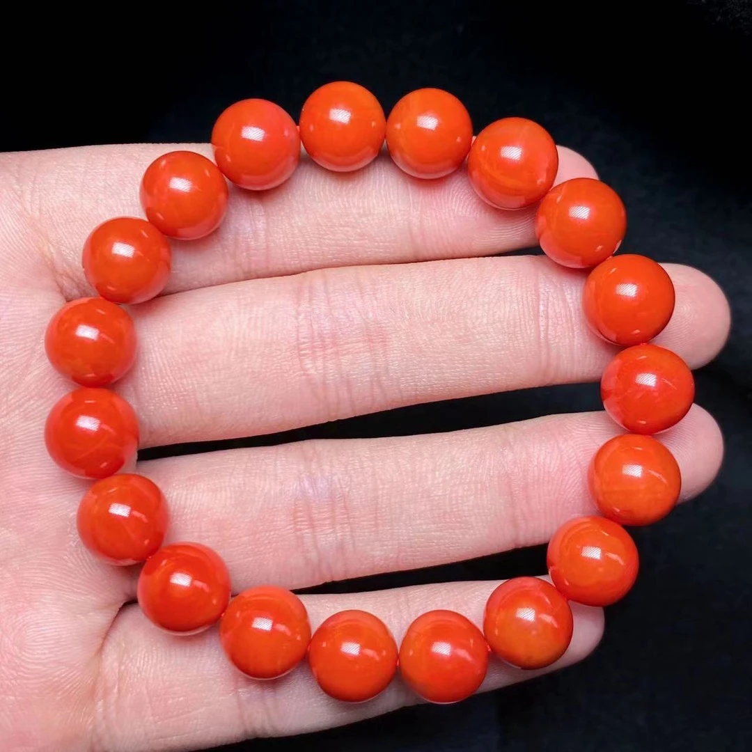 【小宝珠宝】31 T70860-南红单圈手串-10mm-多样性发其一