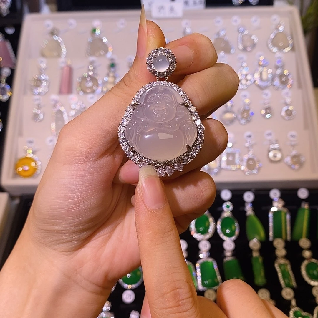 玛瑙/玉髓颈饰合金