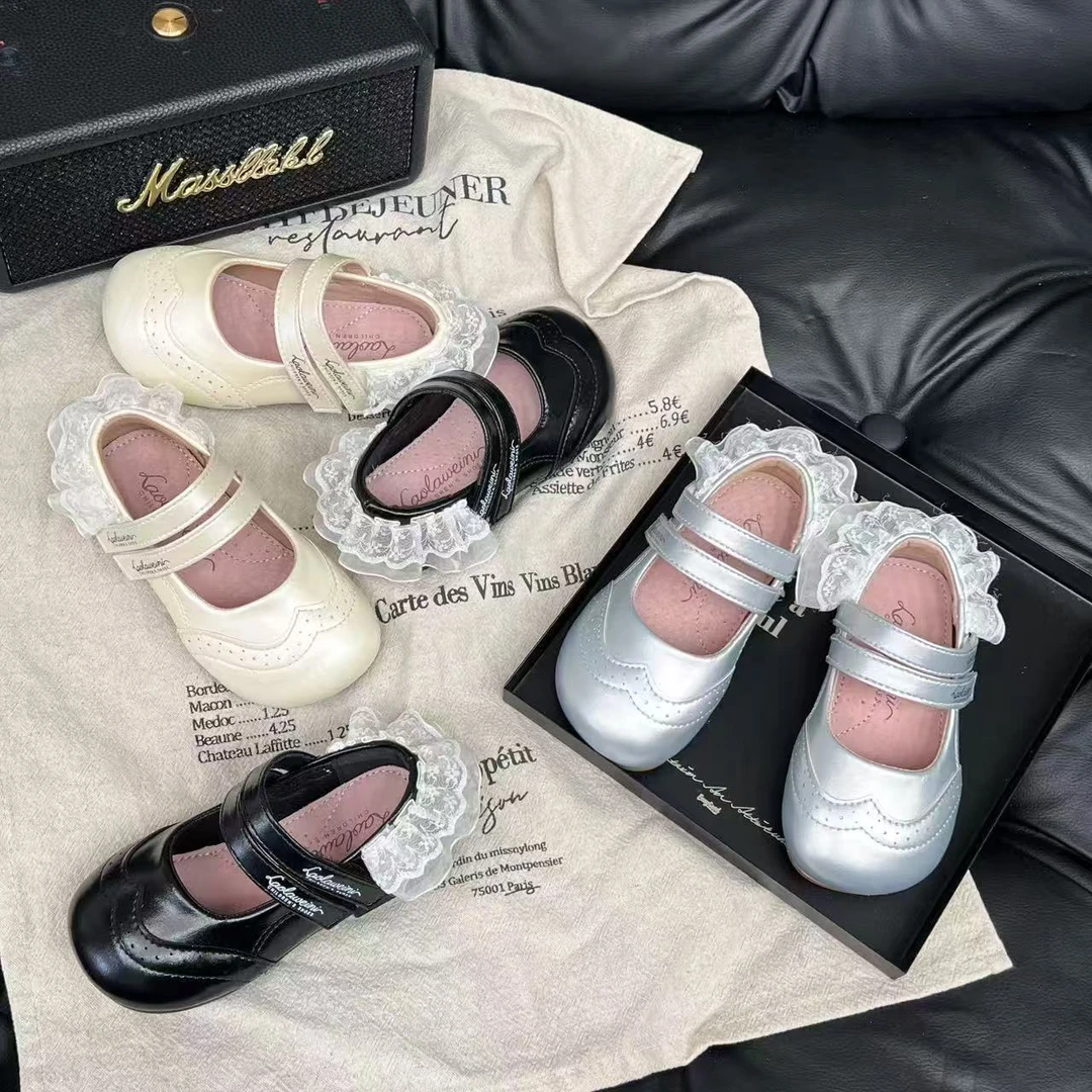 女童小皮鞋女宝宝休闲平底鞋女宝春秋单鞋婴儿软底学步鞋LLWN119