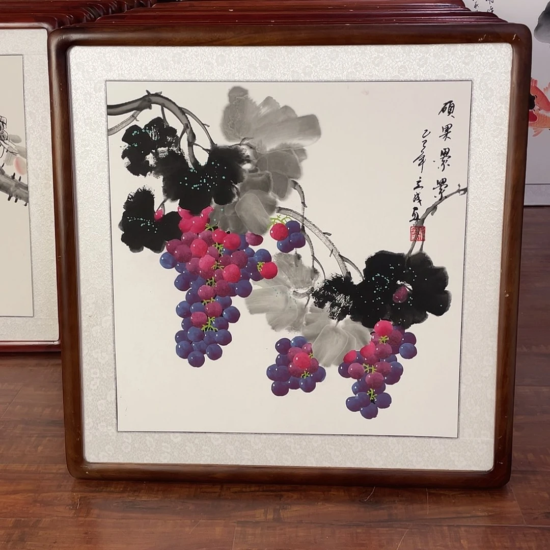 国画带框尺寸63*63厘米