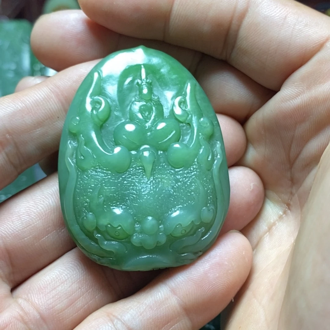 和田玉（碧玉）未镶嵌挂件