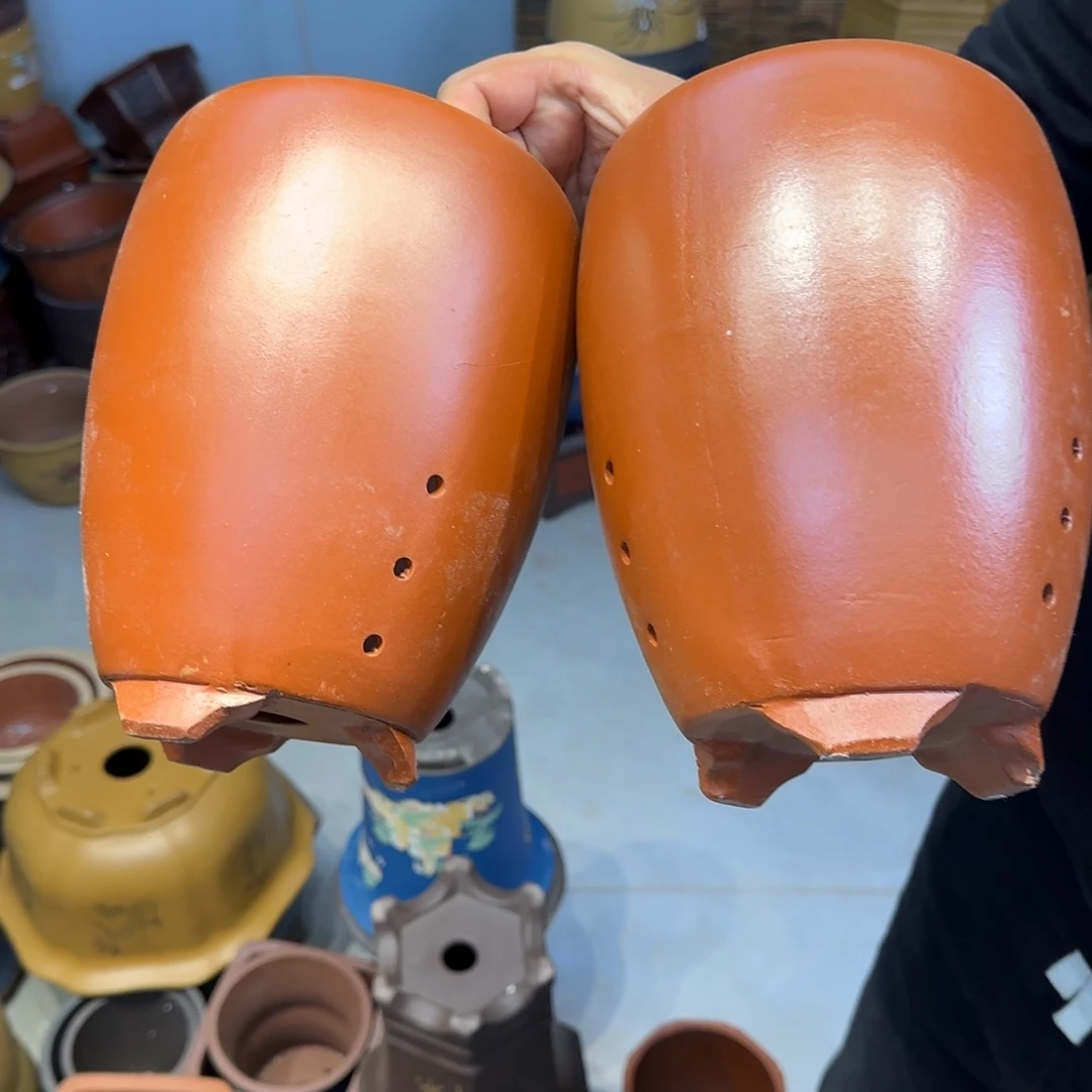 紫砂花盆瑕疵和瑕疵