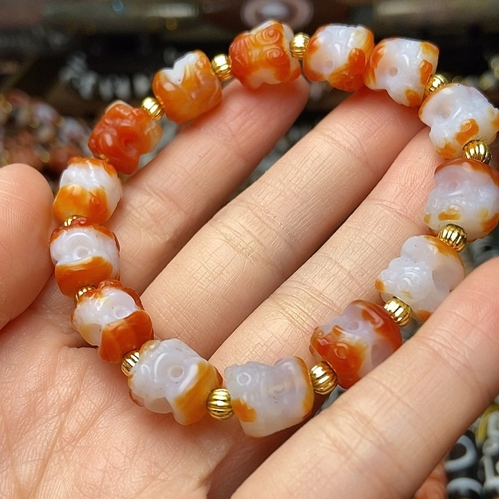 玛瑙/玉髓未镶嵌手链