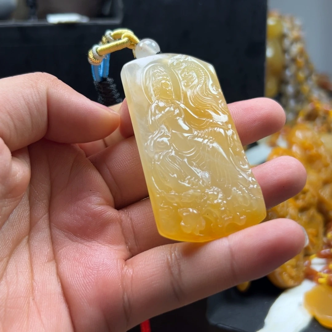 石英质玉（黄龙玉）未镶嵌多选发其一