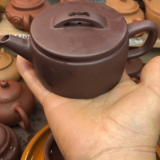 茶壶紫砂紫泥汗瓦180豪升左右