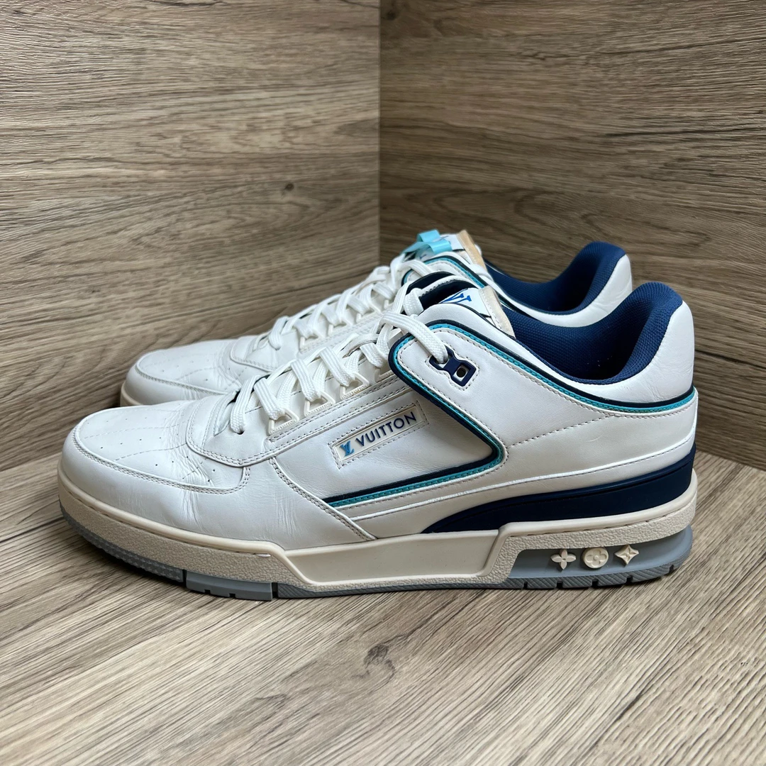 95新 LouisVuitton/路易威登 Trainer 白蓝板鞋 43.5码