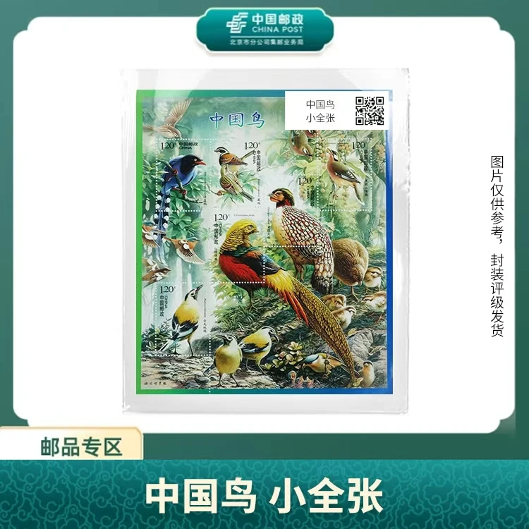 中国邮政-2008年中国鸟小全张S