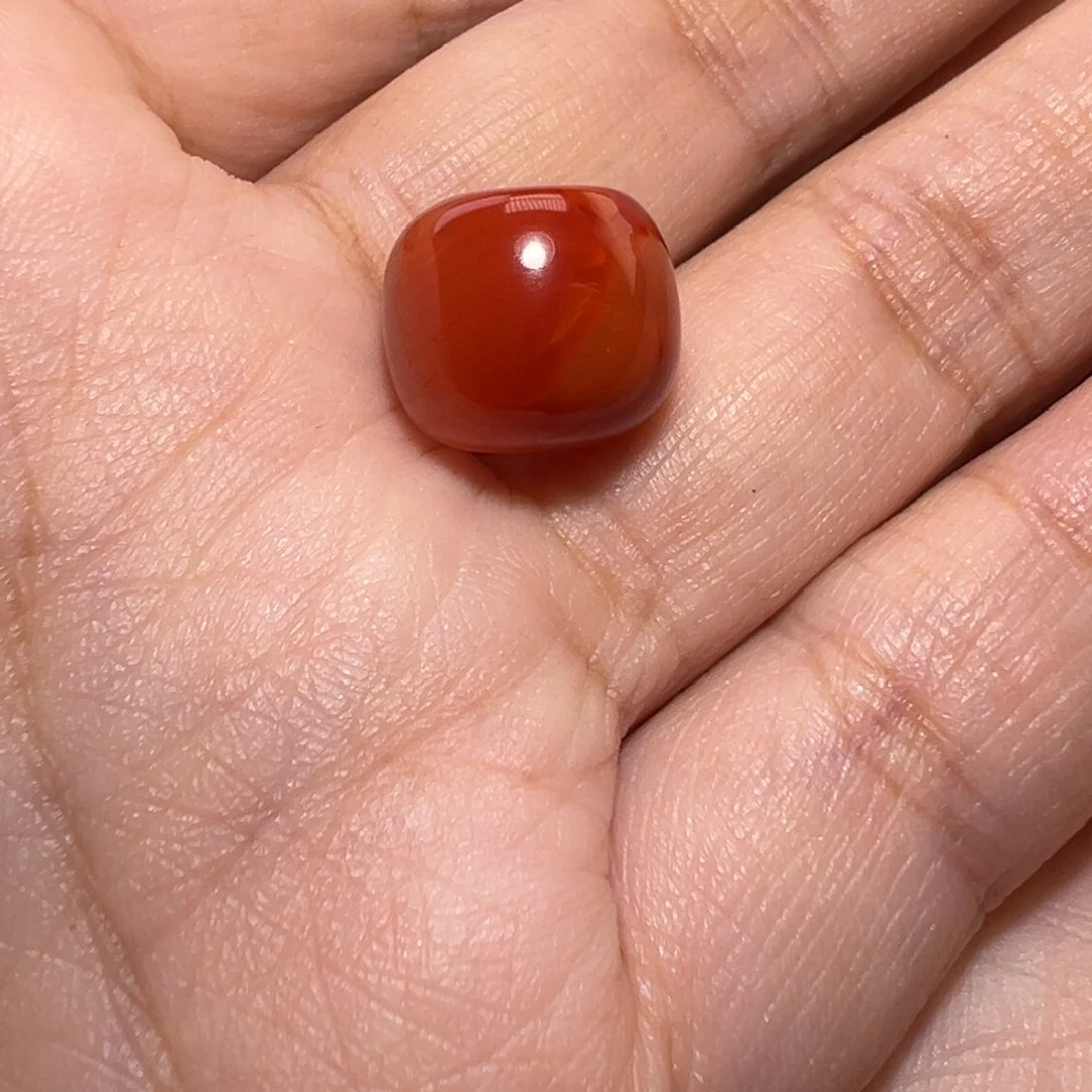 南红玛瑙珠宝奇石未镶嵌老型13.6