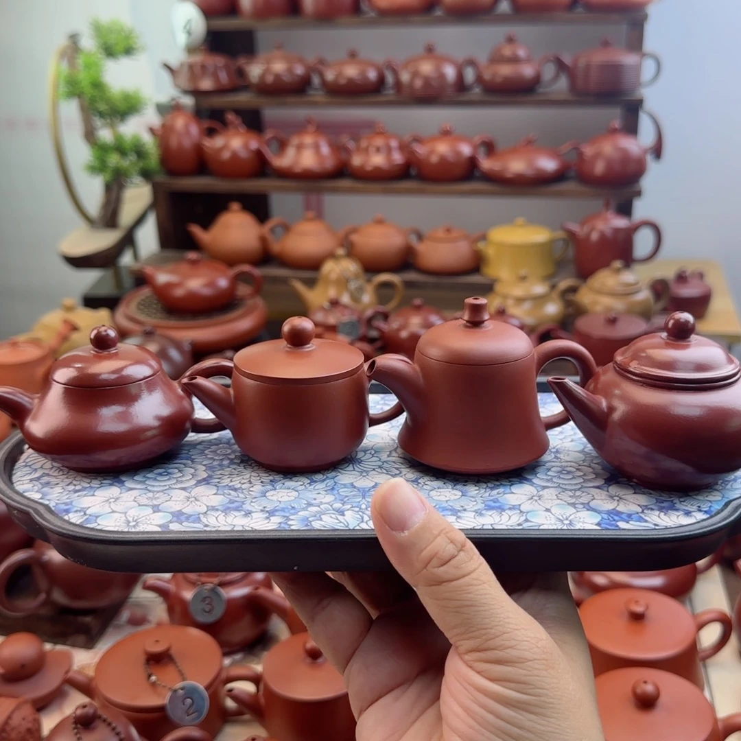 媛***宝茶壶紫砂朱泥壶茶具套装家用茶具