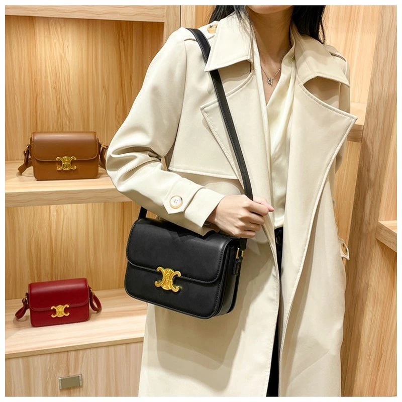 法国品牌2025新款壮锦爆款便携潮流小众轻奢网红女款单肩斜挎包包