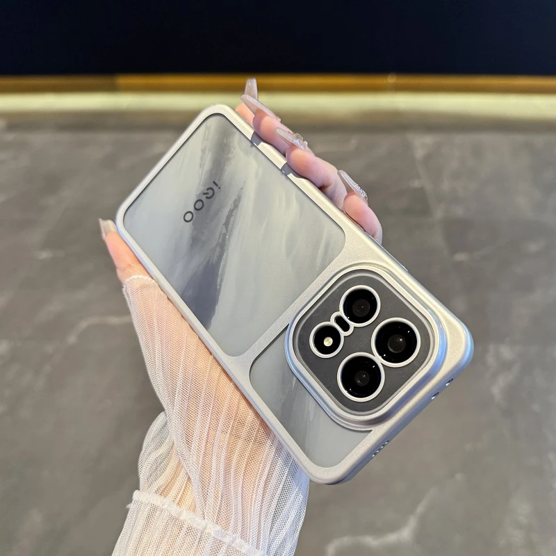 适用于iqoo15手机壳新款超薄磨砂电镀一加ACE6全包防摔高级感硬套