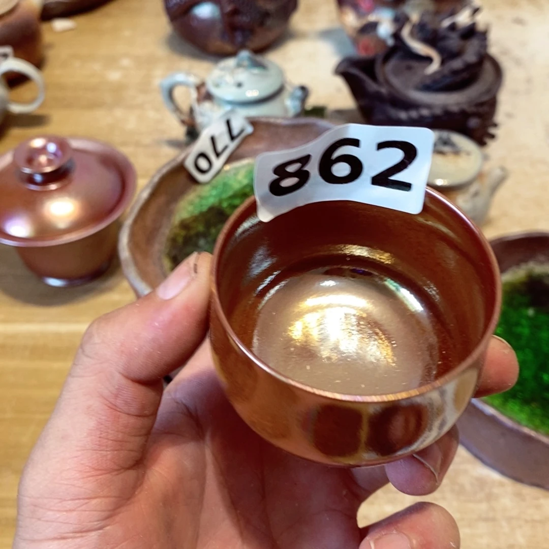 柴烧茶具陶瓷杯子