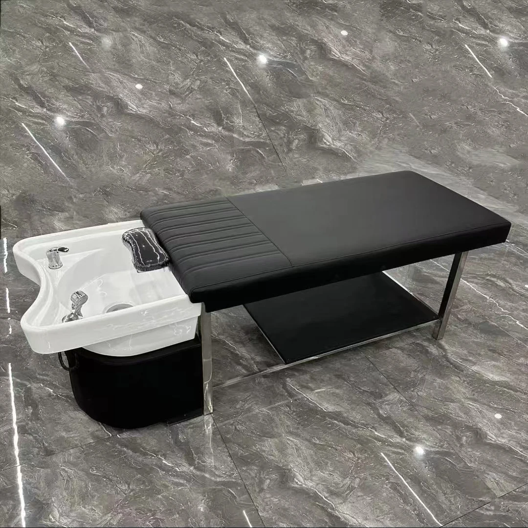 发廊盆理发店发廊用品按摩水循环全自动专用头疗床洗头床