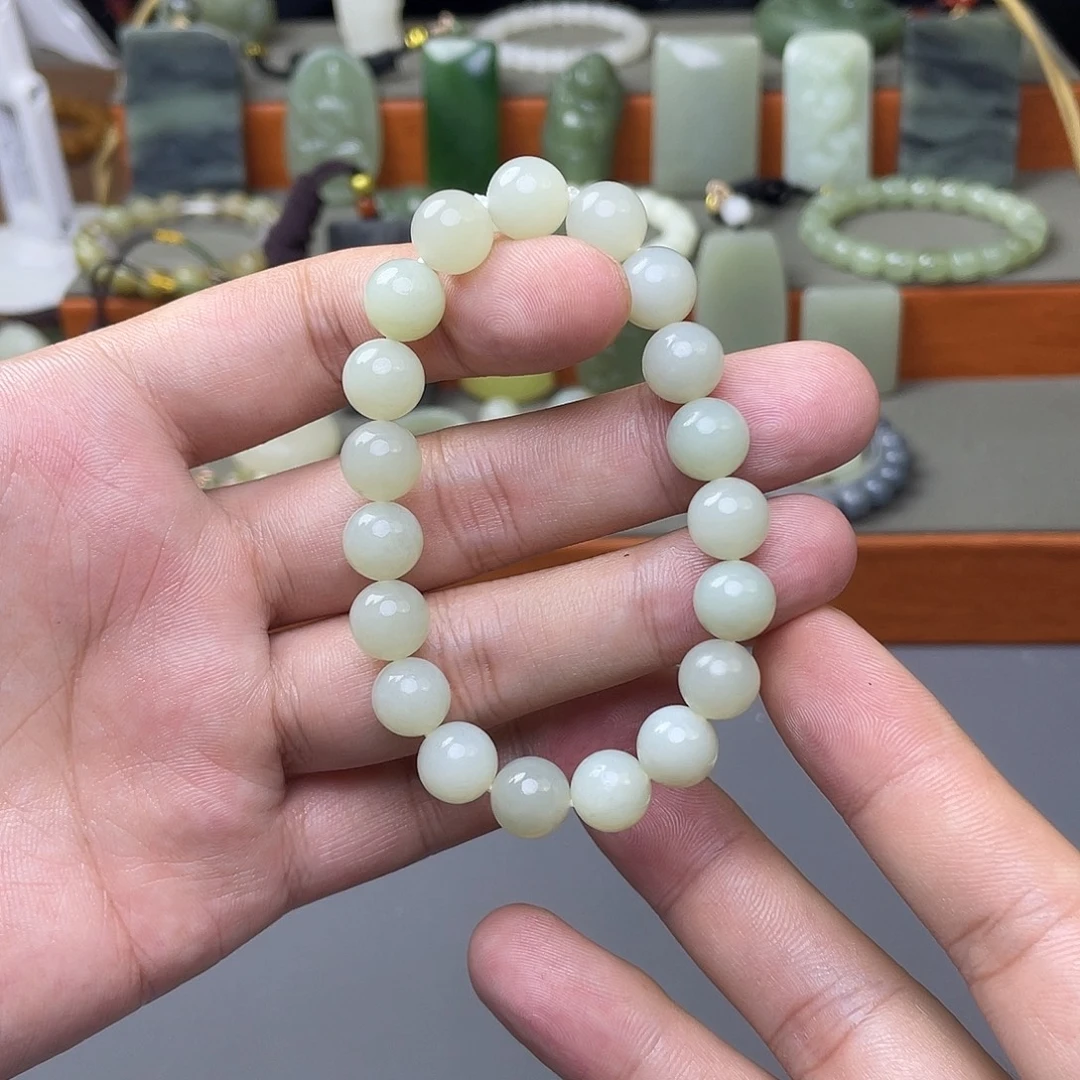 和田玉未镶嵌手链