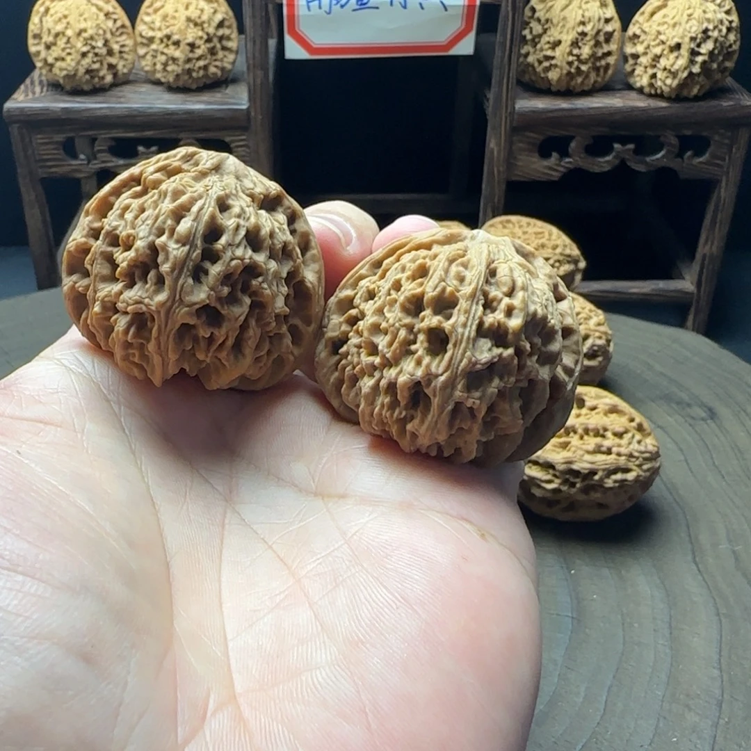 吊坠文玩核桃44矮球