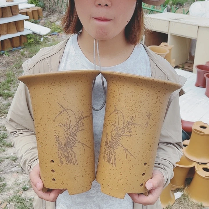 紫砂花盆宜兴紫砂精品花盆