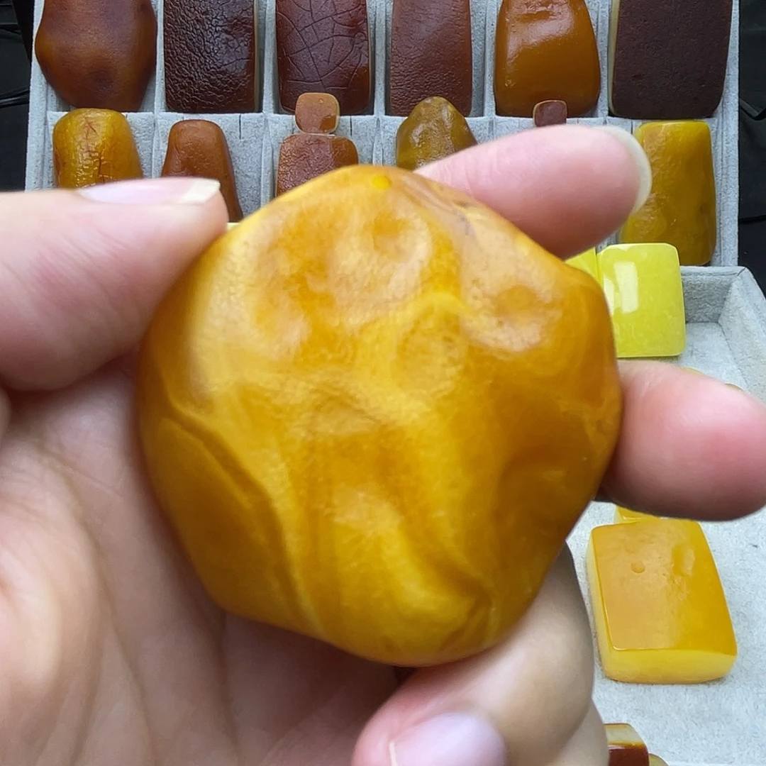 定制蜜蜡未镶嵌妖花