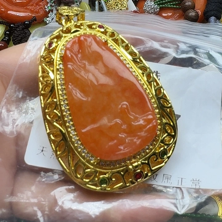 翡翠未镶嵌项链翡翠