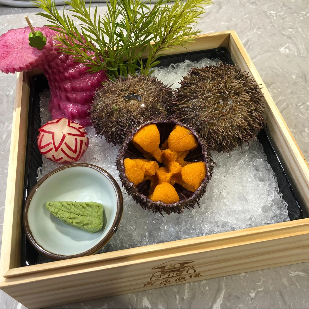 需提前一天预定 新鲜大连马粪海胆(100克)