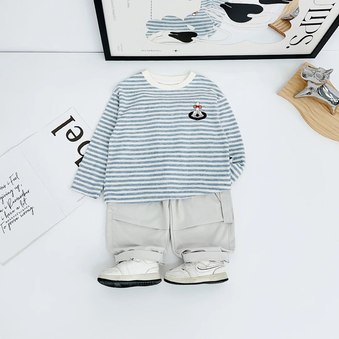 男童长袖T恤2025新款秋季儿童秋冬打底衫洋气 WGZ369悠悠童话童装