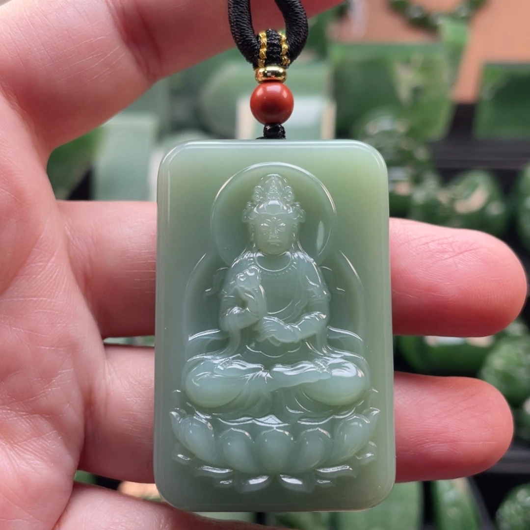 丞***活颈饰未镶嵌和田玉（碧玉）