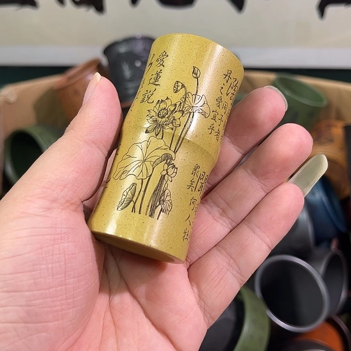茶杯紫砂全手工紫砂主人杯