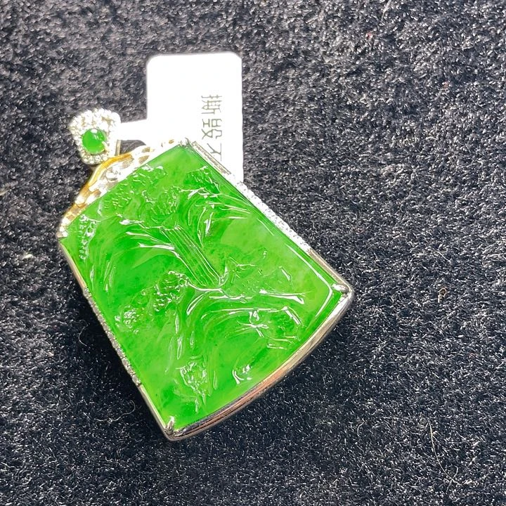 翡翠颈饰未镶嵌91，