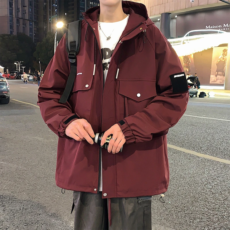 80-280斤冲锋衣外套男春秋潮流休闲百搭夹克大码加肥加大男士外套